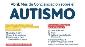Actividades y talleres para conmemorar el Día Mundial del Autismo en Pozuelo