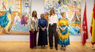 Inaugurada la exposición 'Celebración' de María Jesús de Frutos en el Centro Cultural MIRA