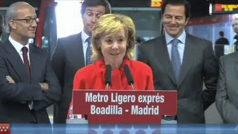 El PP bloquea en las Cortes la fiscalización de las obras del Metro Ligero de Aguirre