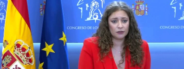  La portavoz del PP en el Congreso, Ester Muñoz,