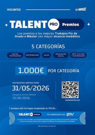 Premios TalentPRO 2026 para estudiantes universitarios