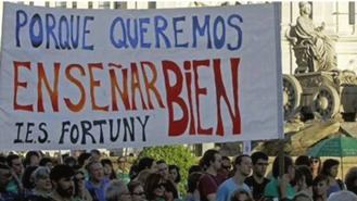Sindicatos educativos se manifiestan por 