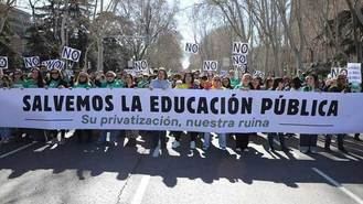 Una protesta estudiantil denuncia el 