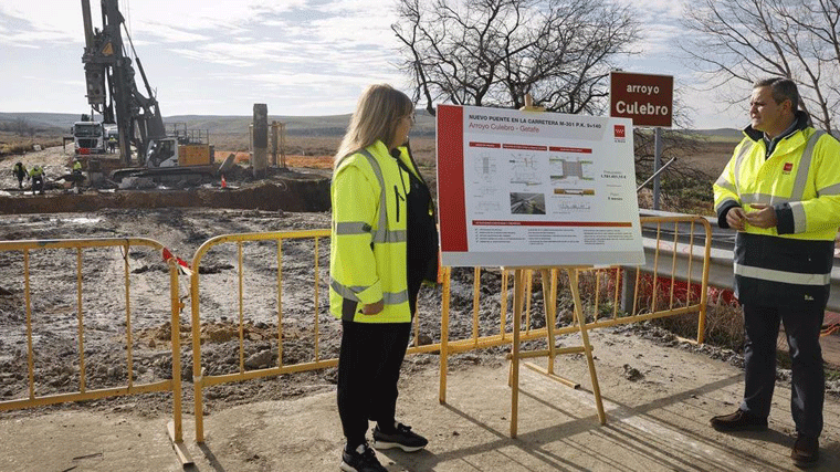 El puente sobre el Arroyo Culebro reabre este viernes al tráfico tras su reconstrucción