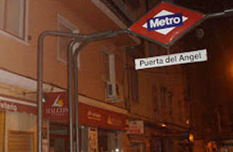 Las estaciones entre Puerta del Angel y Oporto, cerradas por obras