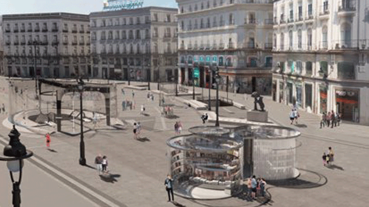 Cibeles estudia colocar toldos en las zonas más soleadas de la Puerta del Sol