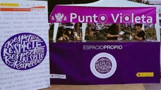 Instalado un Punto Violeta en las fiestas del Sector III para víctimas de violencia sexual