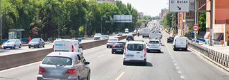 El radar de tramo de la A-5 es el que más multas formula en Madrid