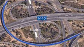 Cortes en el ramal de incorporación de la M-607 dirección Madrid en el enlace Sur