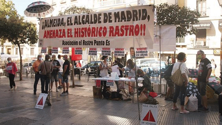 El Ayuntamiento supende la acividad de El Rastro y otros mercadillos para evitar contagios