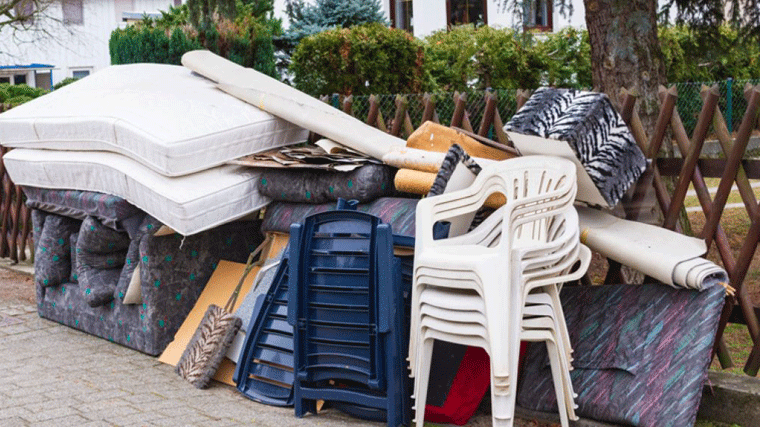 Reforzada la recogida de muebles en la calle con un servicio gratuito un día al mes