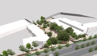 Obras de peatonalización y renaturalización en colegios del barrio Oeste de Rivas
