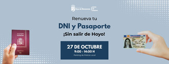 La unidad móvil de Policía Nacional tramitará DNI y pasaportes en Hoyo de Manzanares el 27 de octubre