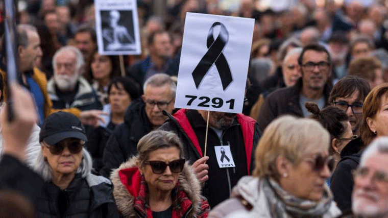 `7.291 Verdad y Justicia´ homenaje a víctimas de residencias en el Bellas Artes