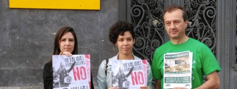 'Vaciar las aulas': Padres y alumnos protestan contra las reválidas