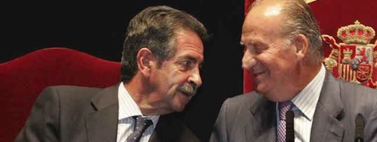 El expresidente de Cantabria, Miguel Ángel Revilla, y el Rey Juan Carlos en una imagen de archivo