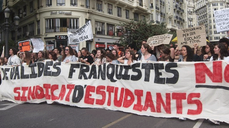 Piden a profesores y alumnos 'boicotear' las `revalidas´de la LOMCE