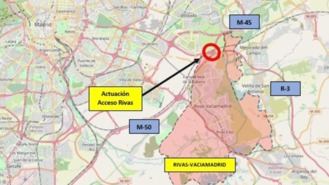 El Gobierno dará al Ayuntamiento una subvención de 4,76 M para construir nuevo acceso a la M-50