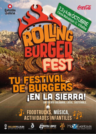 Vuelve el Rolling Burger Fest del 1 al 4 de octubre en la Carpa Malvaloca