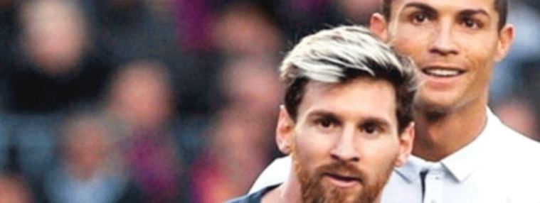 El galgo Ronaldo tras la liebre Messi
