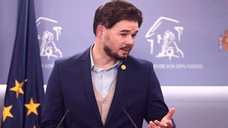 Rufian admite que no se acabará con el 'chiringuito fiscal' de Madrid a corto plazo