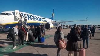 Un pasajero de un vuelo Madrid-Palma agrede a un trabajador de Ryanair tras una discusión por el equipaje