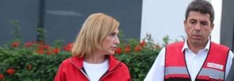 Salomé Pradas junto a Carlos Mazón