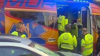 Trabajadores del Samur se concentran para pedir medidas al Ayuntamiento ante las agresiones que sufren