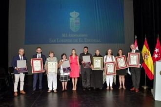 Honores y Distinciones entregados en la Festividad del Patrón en San Lorenzo de El Escorial