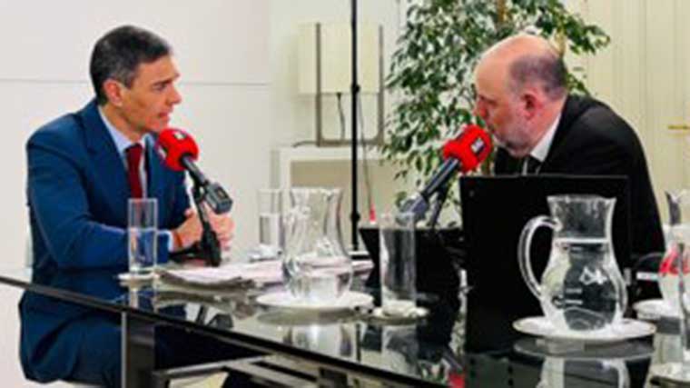 Entrevista al presidente del Gobierno, Pedro Sánchez