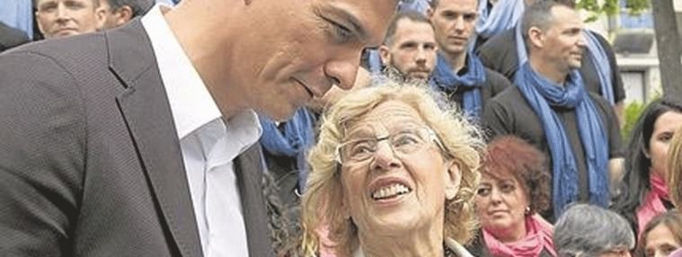 Sánchez y Franco niegan ofrecimiento formal a Carmena para ser candidata del PSOE