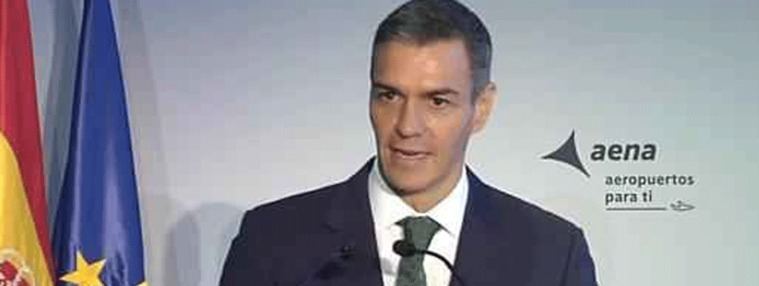 Sánchez anuncia una inversión de 13.000 millones de Aena en los aeropuertos entre 2027 y 2031