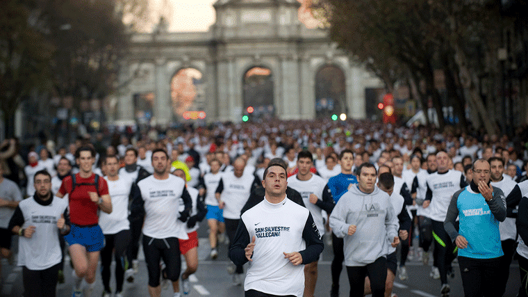 Tramos de Concha Espina y del Paseo de la Habana cortados por la San Silvestre