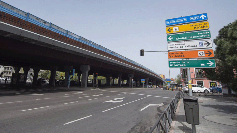 Cibeles insiste: Imposible demontar el Scalextric de Vallecas que supondría 'cortar la L1 y la M-30'