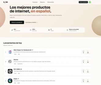 SUBE.dev lanza una comunidad digital para descubrir y votar los mejores productos tecnológicos en español