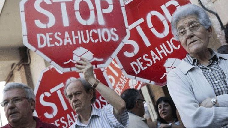 Los desahucios por ejecuciones hipotecarios caen un 34,8% en la Comunidad de Madrid