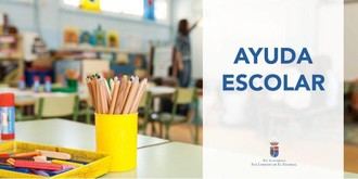 Abierto el plazo para solicitar la Ayuda Escolar Municipal de hasta 100 euros por alumno