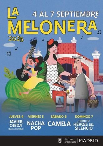Fiestas de La Melonera dan inicio a septiembre en Arganzuela