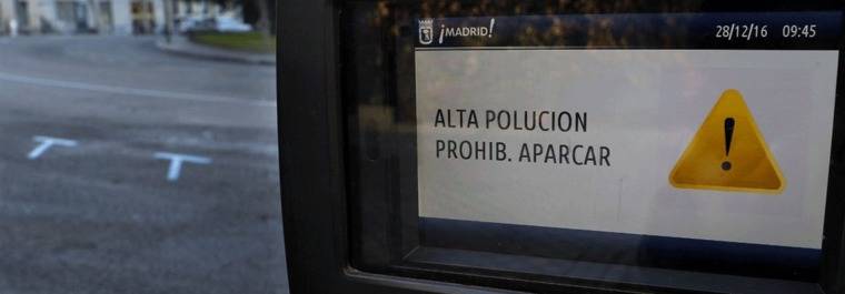 Madrid mantiene el viernes la prohibición de aparcar en la zona SER
