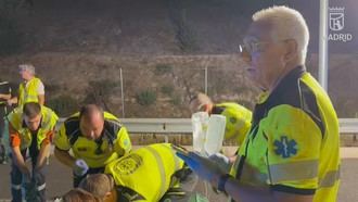 Fallece motorista en accidente de moto en la M45 tras intentos de RCP
