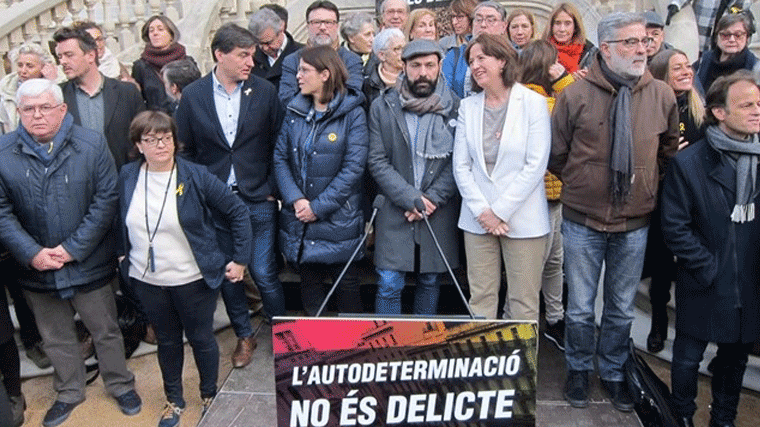 Los soberanistas se manifestarán el 16 de marzo en Madrid contra el jucio del 1-O