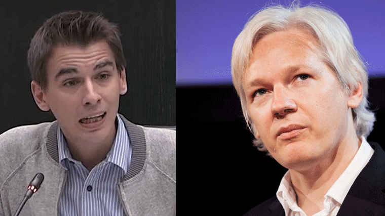 Pablo Soto y Julian Assange, entrevista en el encuentro `Ciudades Democráticas´