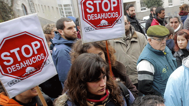 Stop desahucios denunciará 'violencia policial' en detención de dos activistas
