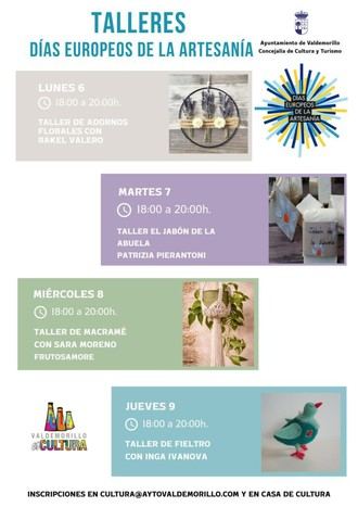 Descubre talleres gratuitos de artesanía en Valdemorillo
