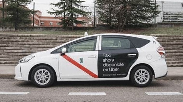 Uber comienza a dar servicio de taxi en Madrid