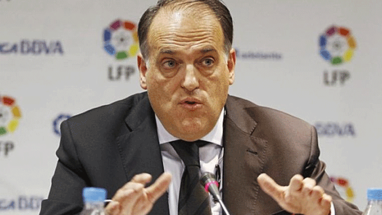 Tebas: La compra de los derechos del Atleti y del Getafe era 'viable'