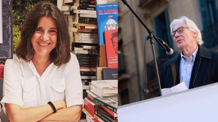 La escritora Gabriela Bustelo y el periodista y fundador de el Foro de Ermua, Iñaki Ezkerra, fundadores de La Tercera España