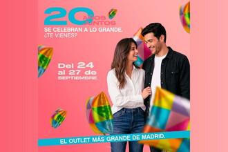 Celebración del 20 aniversario de The Style Outlets con actividades especiales