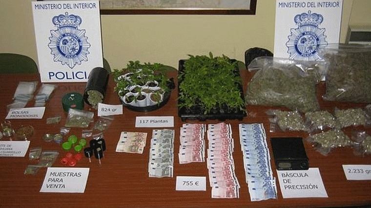 Desmantelada una asociación de cannabis dedicada al tráfico de drogas en Ciudad LIneal