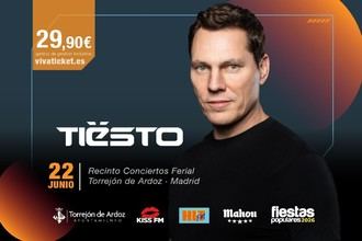 Tiësto se presenta en España con un show exclusivo durante las Fiestas Populares de Torrejón de Ardoz